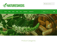 Tablet Screenshot of naturesmeds.net